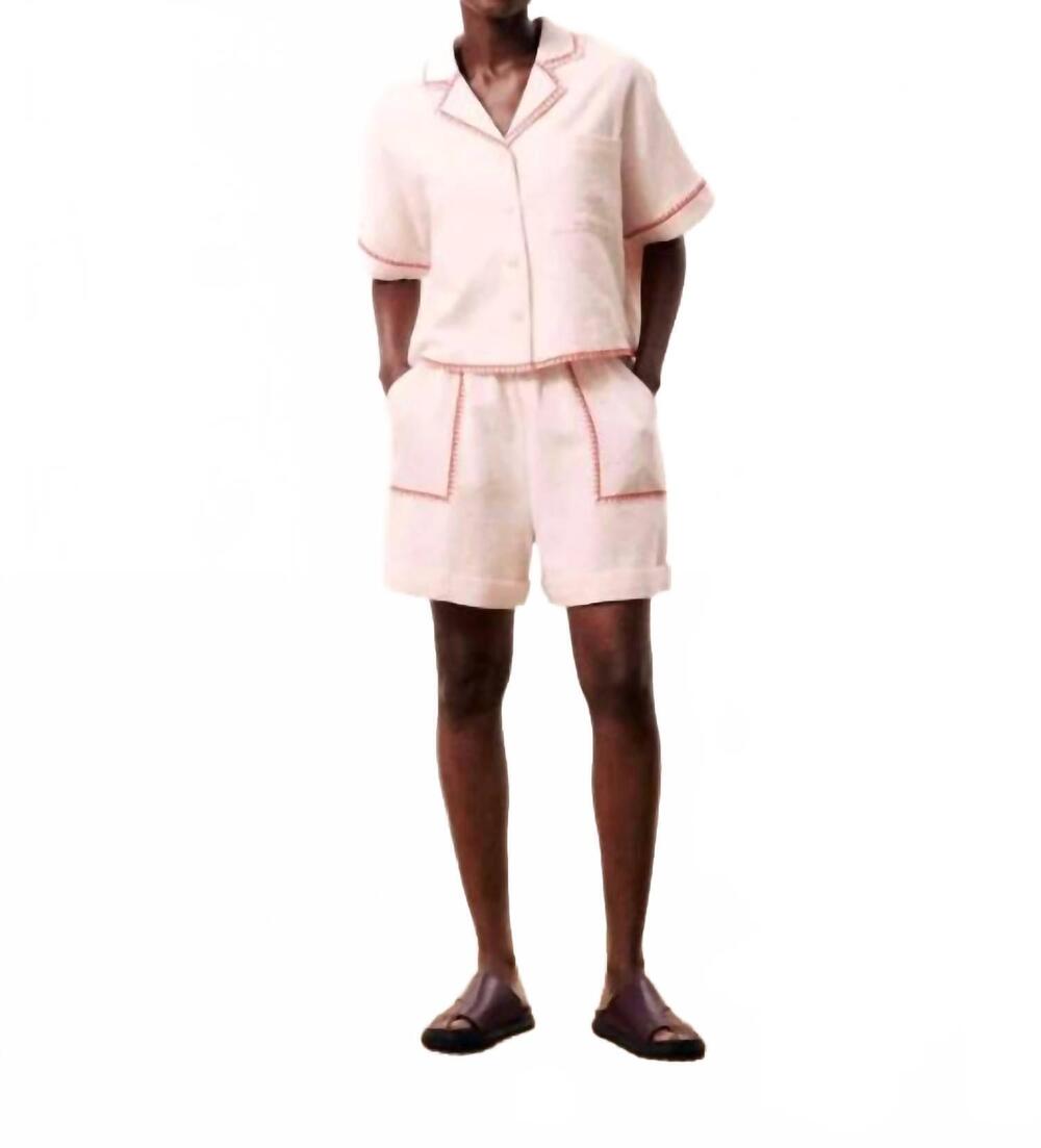 NEW FRNCH women's celestea shorts in pink